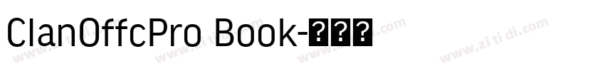 ClanOffcPro Book字体转换
